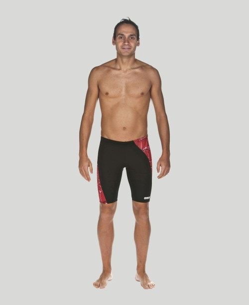 Jammer Uomo Arena Water Jammer - Maxlife Nere Rosse Nere | 26938RENH