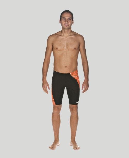 Jammer Uomo Arena Water Jammer - Maxlife Nere Arancioni Nere | 15762EYIU