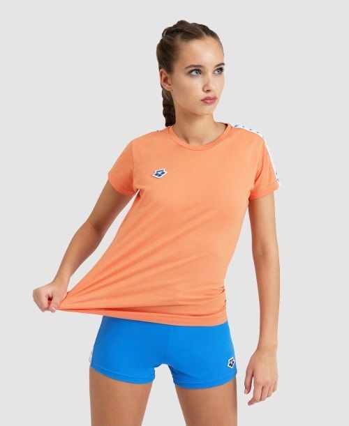 Magliette Donna Arena Team S/S Tee Bianche | 20789ZXLO