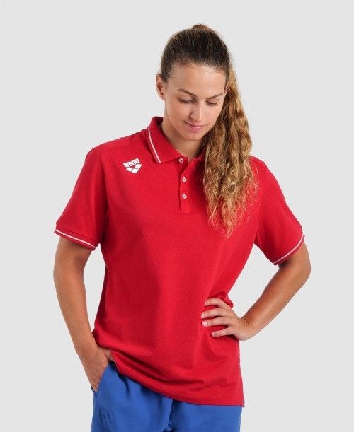 Magliette Polo Donna Arena Team Solid Polo Colorate | 19532EHSO