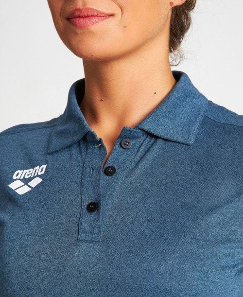 Magliette Polo Donna Arena Usa Tech Polo Blu | 98027RAWY