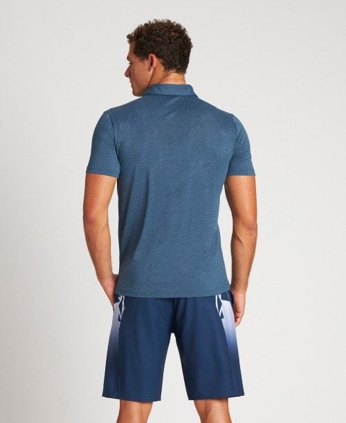 Magliette Polo Uomo Arena Usa Tech Polo Blu Marino | 61273CPRH