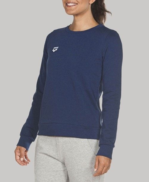 Maglioni Donna Arena Essential Crew Sweat Blu Marino | 24187POMN