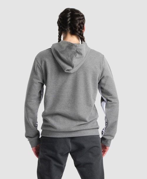 Maglioni Uomo Arena Icons Solid Hooded Sweatshirt Bianche Nere | 09763LFHV