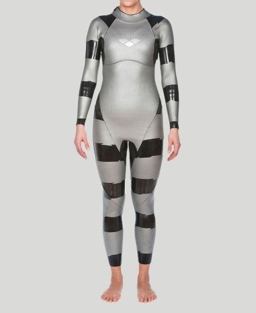 Muta Donna Arena Sams Carbon Triwetsuit Argento Nere | 61250NBRM