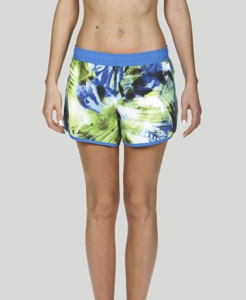 Pantaloncini Donna Arena Palms Sport Short Blu Colorate | 84579LNJI