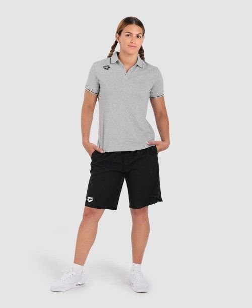 Pantaloncini Donna Arena Team Cotton Polo Shirt Solid Colorate | 37890SOVC