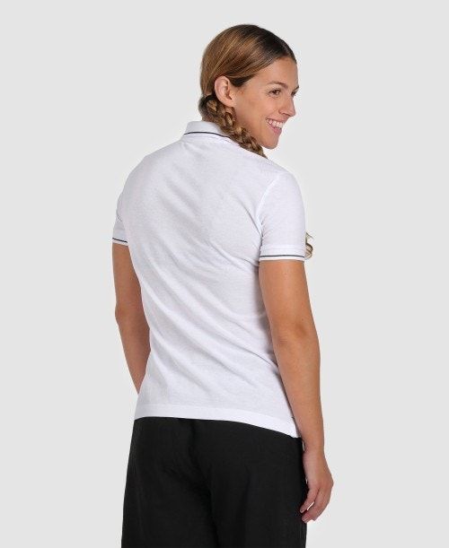 Pantaloncini Donna Arena Team Cotton Polo Shirt Solid Colorate | 86371RBVO