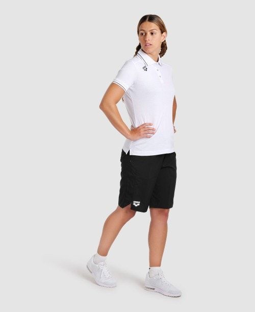 Pantaloncini Donna Arena Team Cotton Polo Shirt Solid Colorate | 86371RBVO