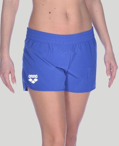 Pantaloncini Donna Arena Team Line Short Blu Reale | 79518CHWU