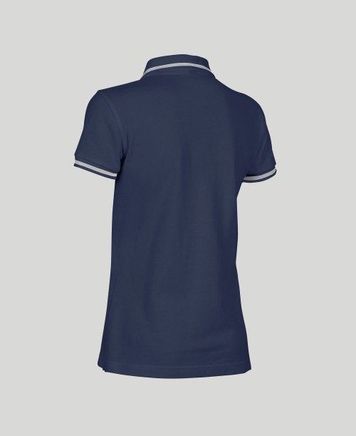 Pantaloncini Donna Arena Team Line Short Sleeve Polo Blu Marino | 71453ZSBC