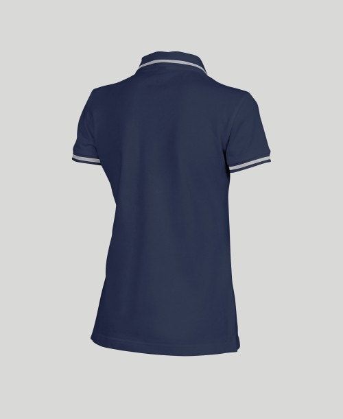 Pantaloncini Donna Arena Team Line Short Sleeve Polo Blu Marino | 71453ZSBC