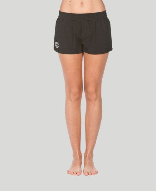 Pantaloncini Donna Arena Team Line Short Nere | 51847ABDM