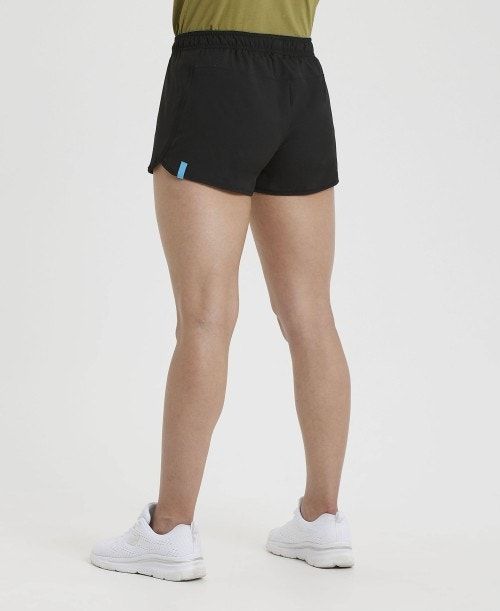 Pantaloncini Donna Arena Team Short Solid Nere | 13509YQWM