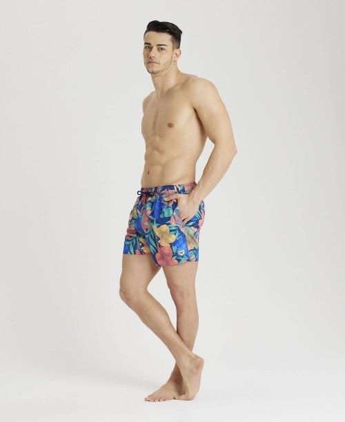 Pantaloncini Uomo Arena Allover Beach Short Colorate | 47065LVPO