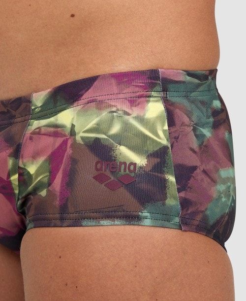 Pantaloncini Uomo Arena Hero Camo Low Waist Short Rosse Colorate | 19327JKCS