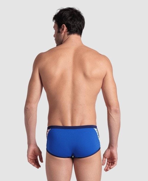 Pantaloncini Uomo Arena Icons Solid Low Waist Short Blu Reale Blu Marino | 28069BYQA