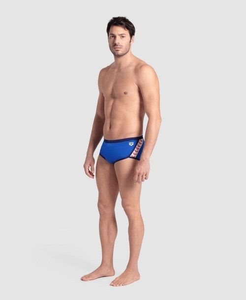 Pantaloncini Uomo Arena Icons Solid Low Waist Short Blu Reale Blu Marino | 28069BYQA