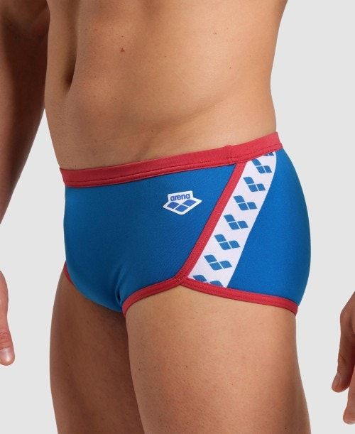 Pantaloncini Uomo Arena Icons Solid Low Waist Short Blu Rosse | 68204WXAF