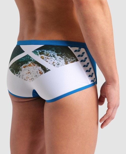 Pantaloncini Uomo Arena Planet Water Low Waist Short Colorate | 15240MIUV