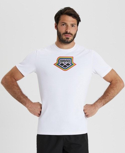 Pantaloncini Uomo Arena Pride Collection T-shirt Colorate | 49682GILS