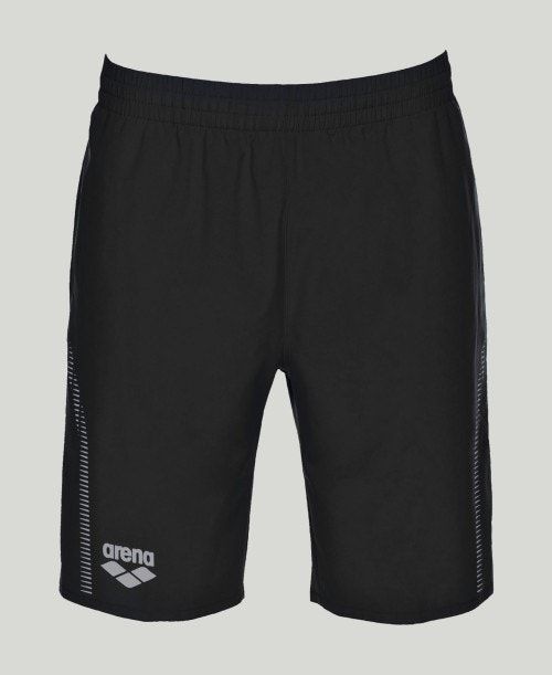 Pantaloncini Uomo Arena Team Line Bermuda Short Nere | 29681TDOW