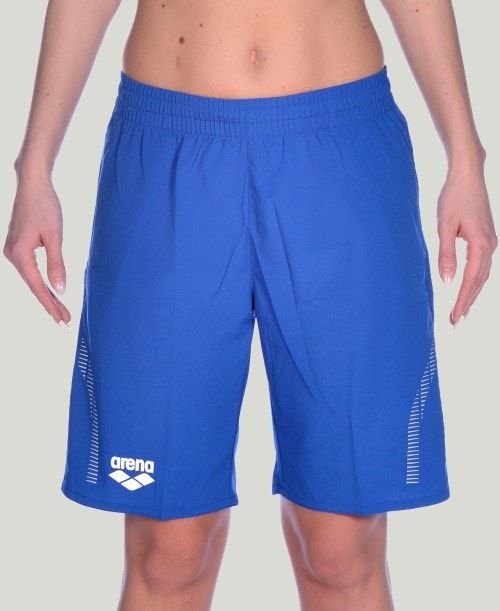 Pantaloncini Uomo Arena Team Line Bermuda Short Blu Reale | 78251QDHY