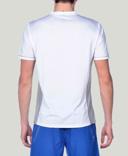 Pantaloncini Uomo Arena Team Line Tech Short Sleeve Tee Bianche | 67834JBEO