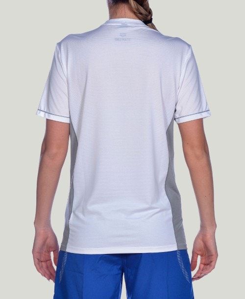 Pantaloncini Uomo Arena Team Line Tech Short Sleeve Tee Bianche | 67834JBEO