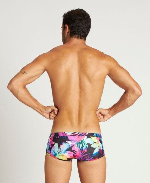 Pantaloncini Uomo Arena Tropical Days Reversible Low Waist Short Nere Bianche Colorate | 76183BFCT