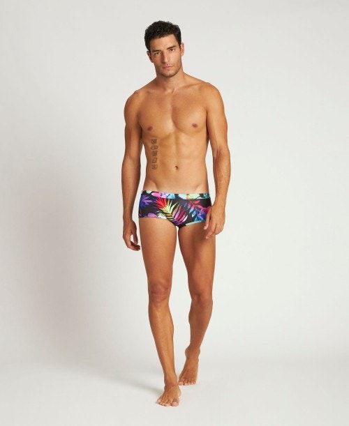 Pantaloncini Uomo Arena Tropical Days Reversible Low Waist Short Nere Bianche Colorate | 76183BFCT