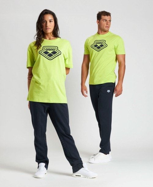 Pantaloncini Uomo Arena Uni T-shirt Verdi | 46720QZXW