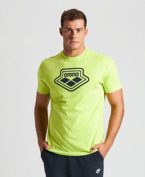 Pantaloncini Uomo Arena Uni T-shirt Verdi | 46720QZXW