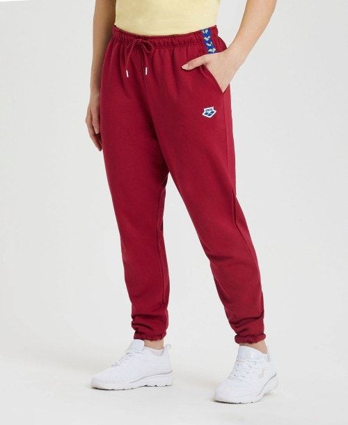 Pantaloni Uomo Arena Icons Solid Pant Bordeaux Blu | 36871UXOL