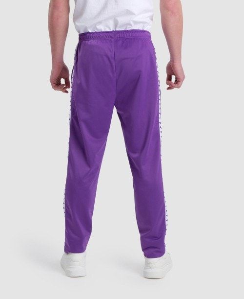 Pantaloni Uomo Arena Relax Iv Team Pant Viola Bianche Viola | 62013CHWA