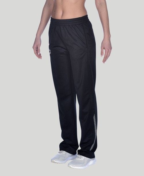 Pantaloni Uomo Arena Team Line Knitted Poly Pant Nere | 90127YNUE