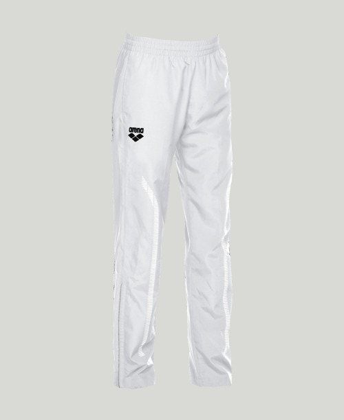 Pantaloni Uomo Arena Team Line Warm-up Pant Bianche | 82794PQKH