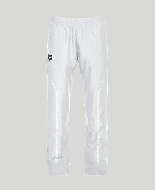 Pantaloni Uomo Arena Team Line Warm-up Pant Bianche | 82794PQKH