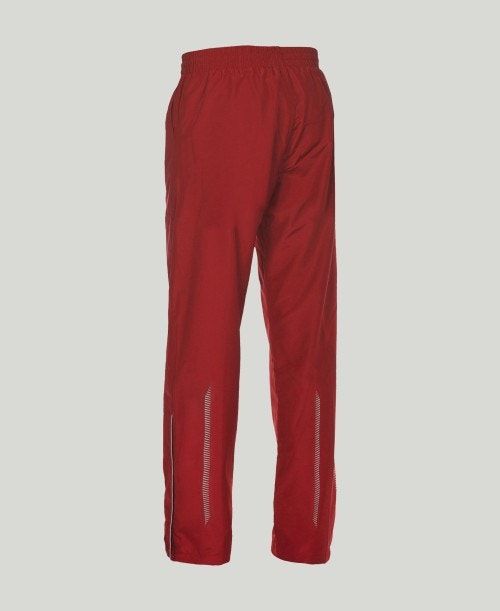 Pantaloni Uomo Arena Team Line Warm-up Pant Rosse | 71964EQGB