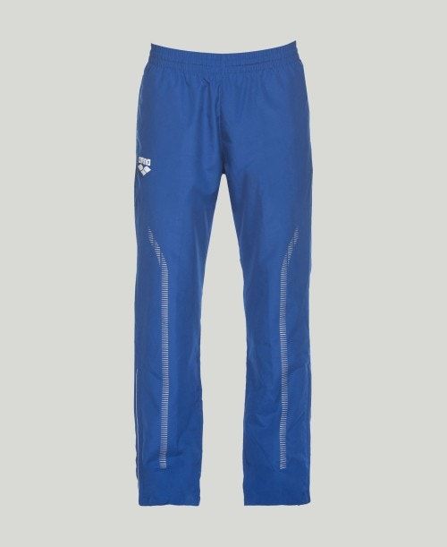 Pantaloni Uomo Arena Team Line Warm-up Pant Blu Reale | 71853CHNU