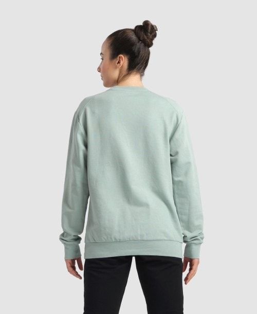 Pullover Donna Arena Solid Crewneck Colorate | 89502HWTS