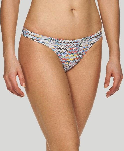 Slip Donna Arena Ethno Zigzag Brief Grigie Colorate | 47925EKJF