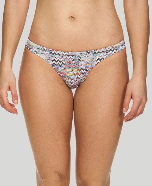 Slip Donna Arena Ethno Zigzag Brief Grigie Colorate | 47925EKJF