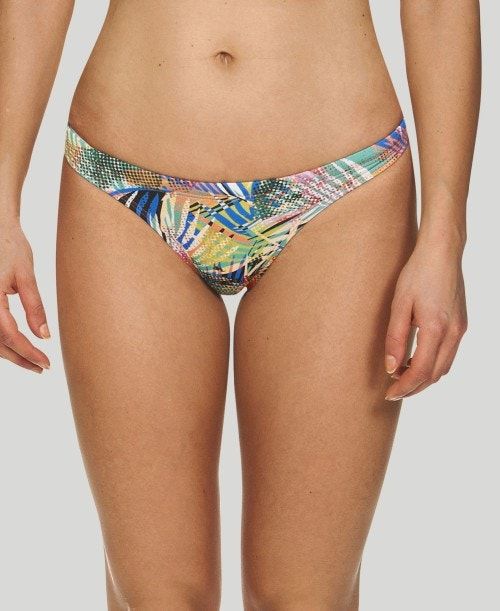 Slip Donna Arena Floral Allover Brief Nere Colorate | 25896VALT