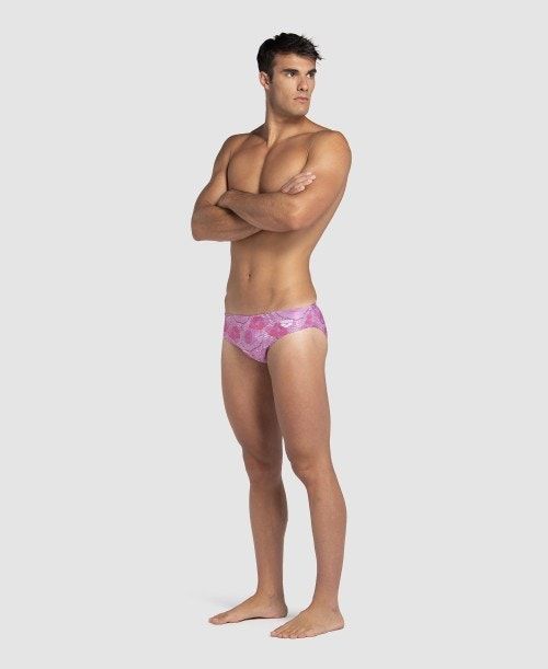 Slip Uomo Arena Breast Cancer Awareness Brief Colorate | 23794DFRL