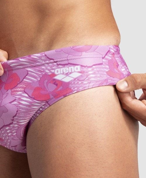 Slip Uomo Arena Breast Cancer Awareness Brief Colorate | 23794DFRL