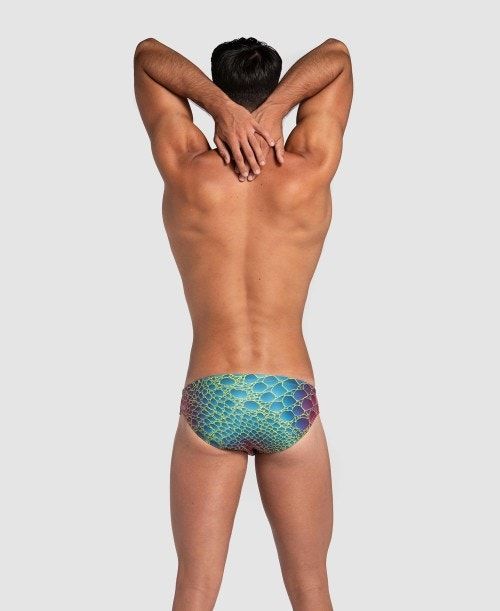 Slip Uomo Arena Caimano Limited Edition Brief Colorate | 06738OXQZ