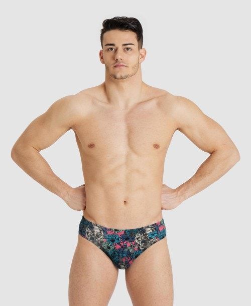 Slip Uomo Arena Drew Kibler Collection Brief Colorate | 20839KTPM