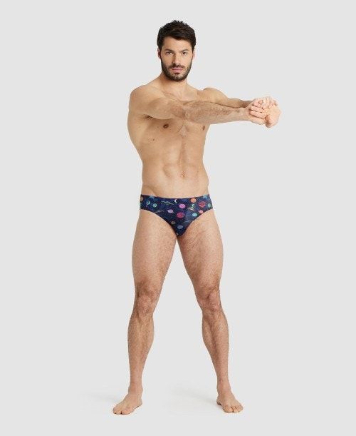 Slip Uomo Arena Drew Kibler Collection Brief Colorate | 19578TMSE