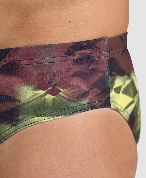 Slip Uomo Arena Hero Camo Brief Rosse Colorate | 05928ZKLT